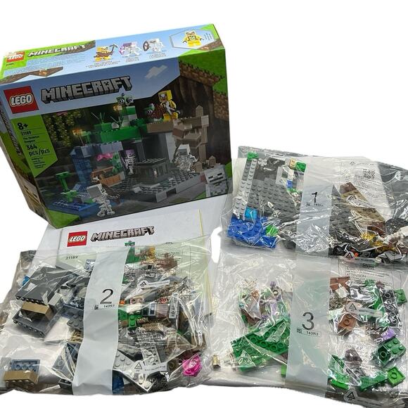 LEGO Minecraft The Skeleton Dungeon 21189 Toy Building Kit 364 pcs - Picture 3 of 10
